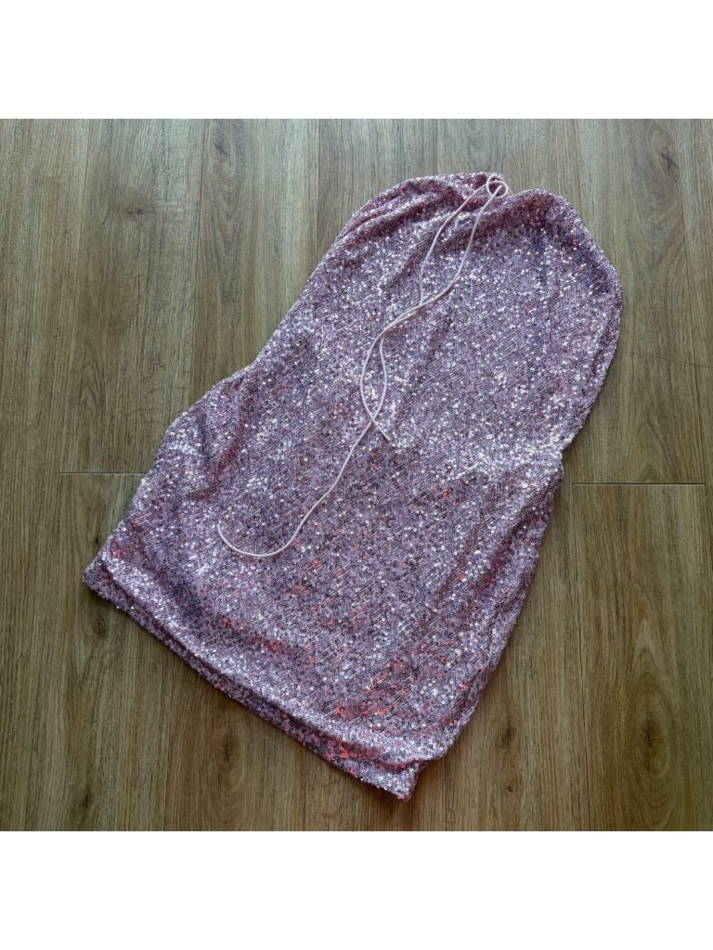 Edikted by PACSUN Halter Neck Sequin Mini Dress Pink NWT Women’s Size XL
